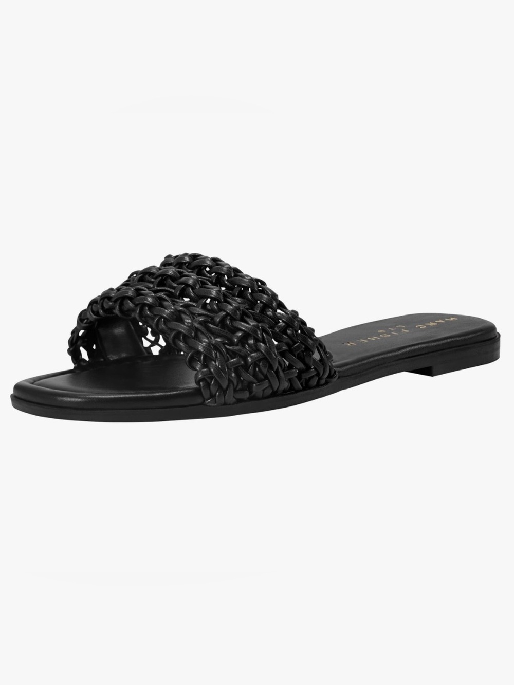 Marc Fisher LTD Vickee Black Woven Slide size 11M